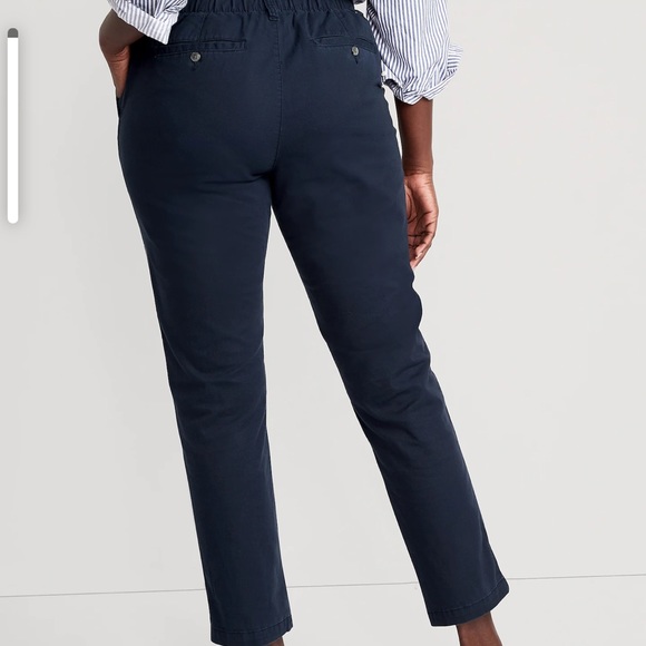 NWT OLD NAVY High-Waisted OGC Chino Pants Color: In The Navy - Picture 6 of 7